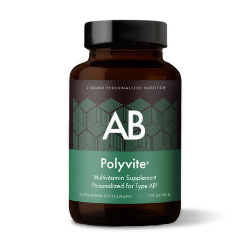 D’Adamo Personalized Nutrition® - Polyvite - Personalized Multivitamin (Blood Type AB)