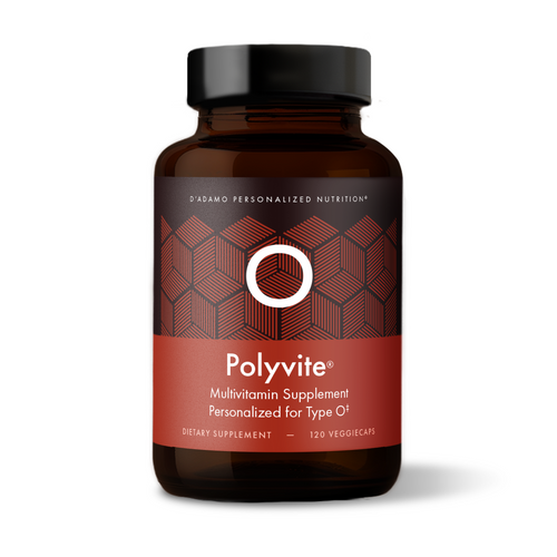 D’Adamo Personalized Nutrition® - Polyvite - Personalized Multivitamin (Blood Type O)