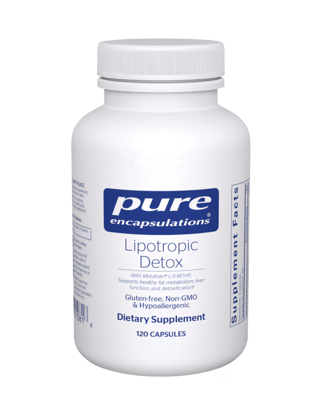 Pure Encapsulations Lipotropic Detox 120's