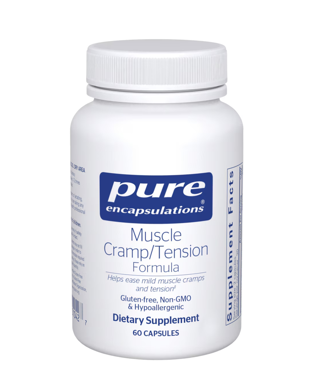 Pure Encapsulations Muscle Cramp Tension Formula supports muscle relaxation and recovery