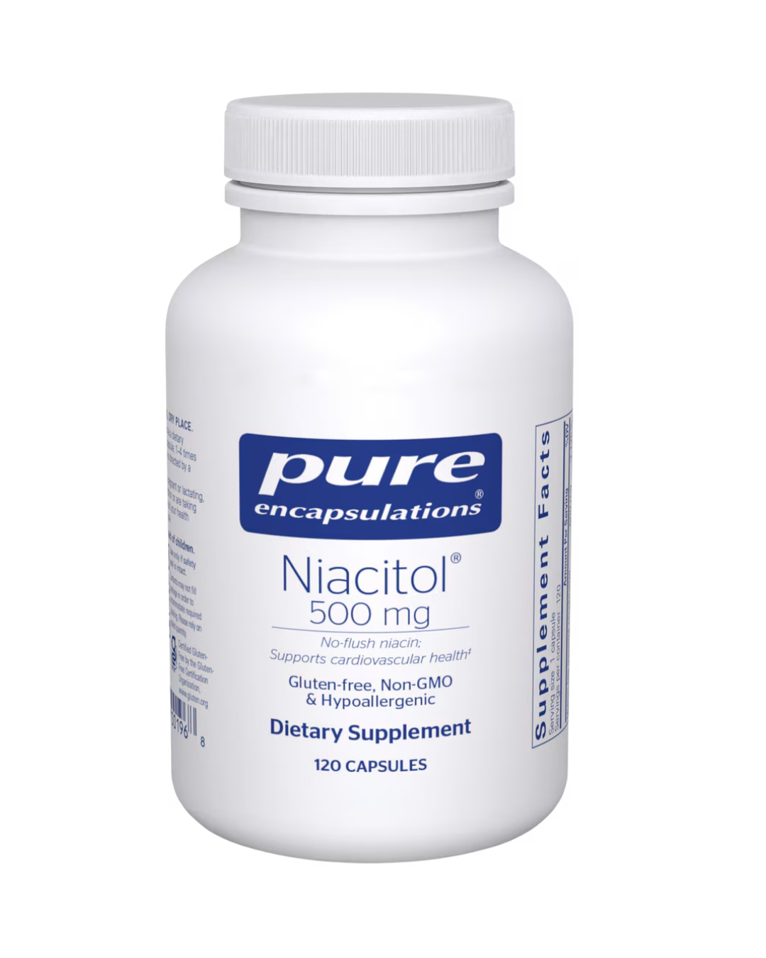 Pure Encapsulations Niacitol® (no-flush niacin) 500 mg 120's