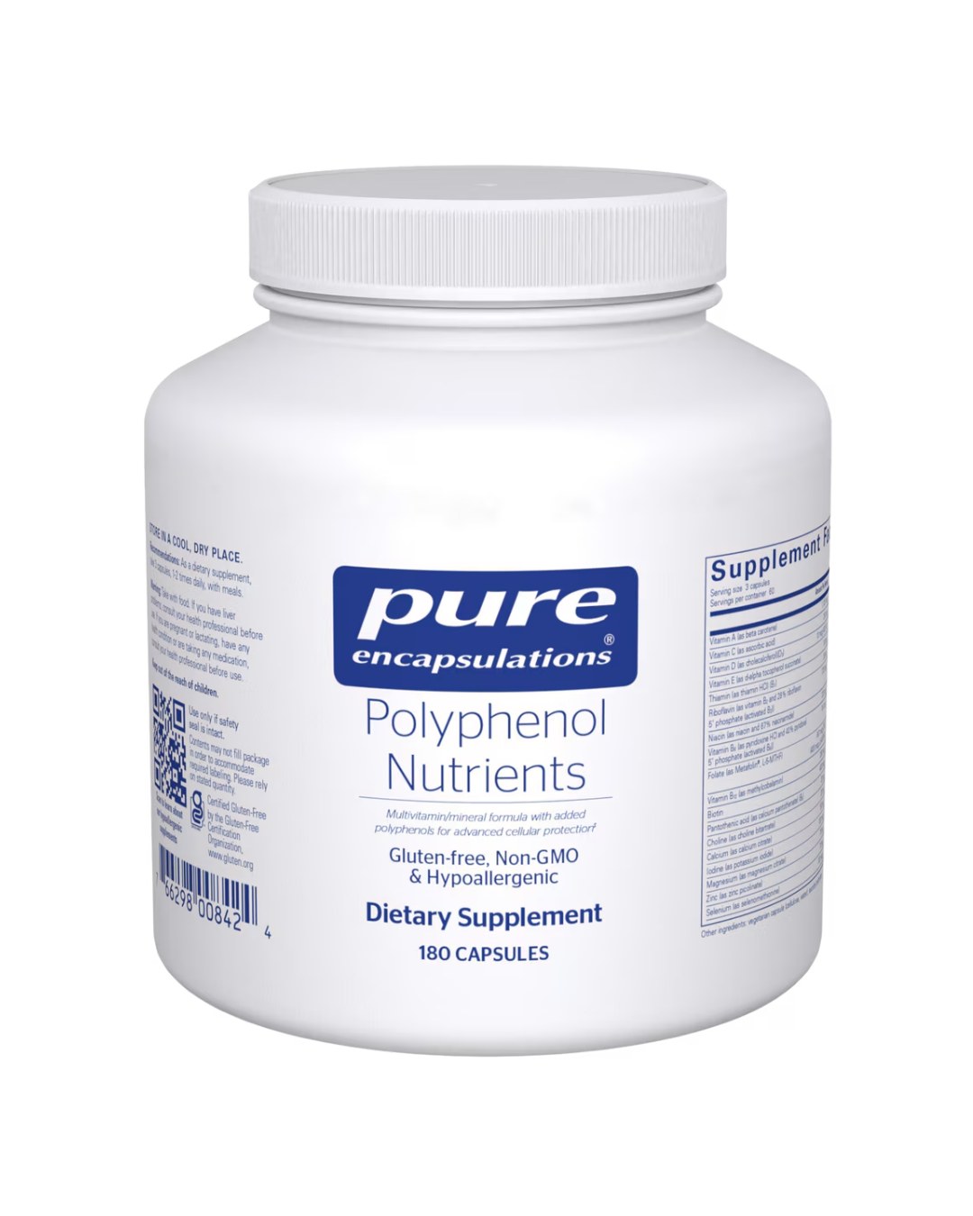 Pure Encapsulations Polyphenol Nutrients supports antioxidant and cellular health