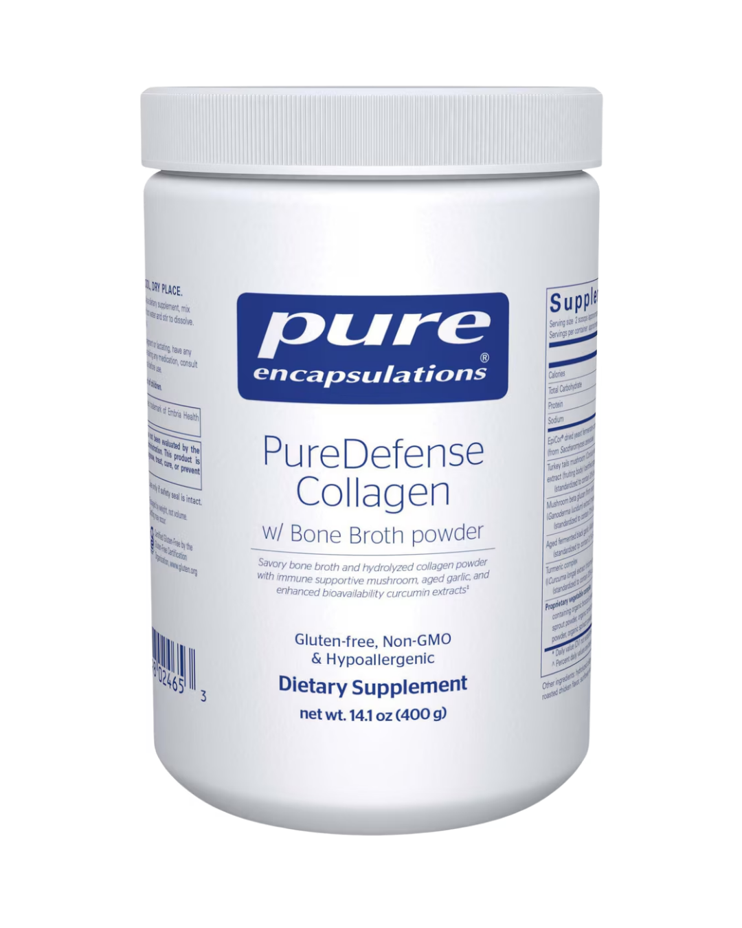 Pure Encapsulations PureDefense Collagen w/ Bone Broth powder