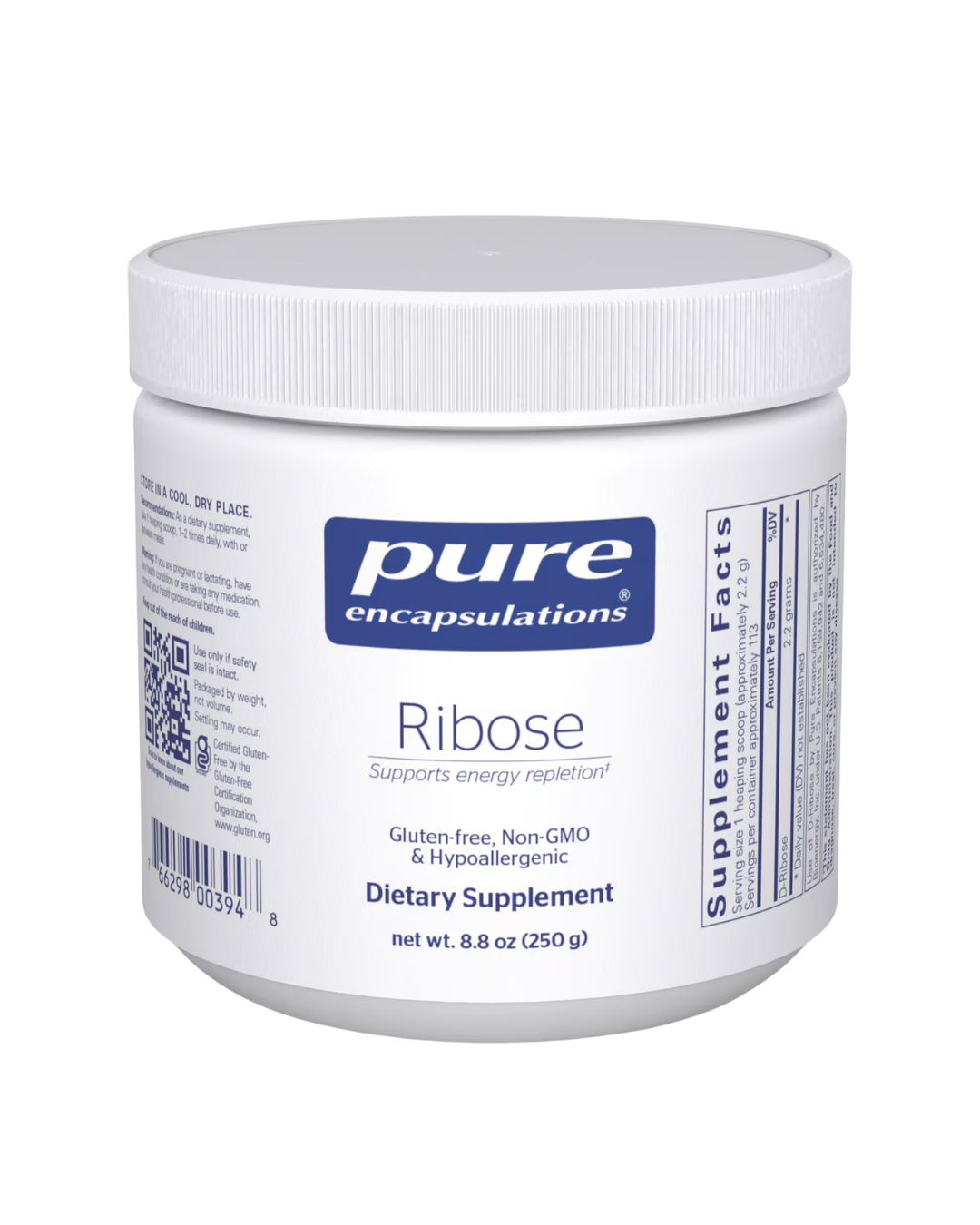 Pure Encapsulations Ribose Powder 250 g