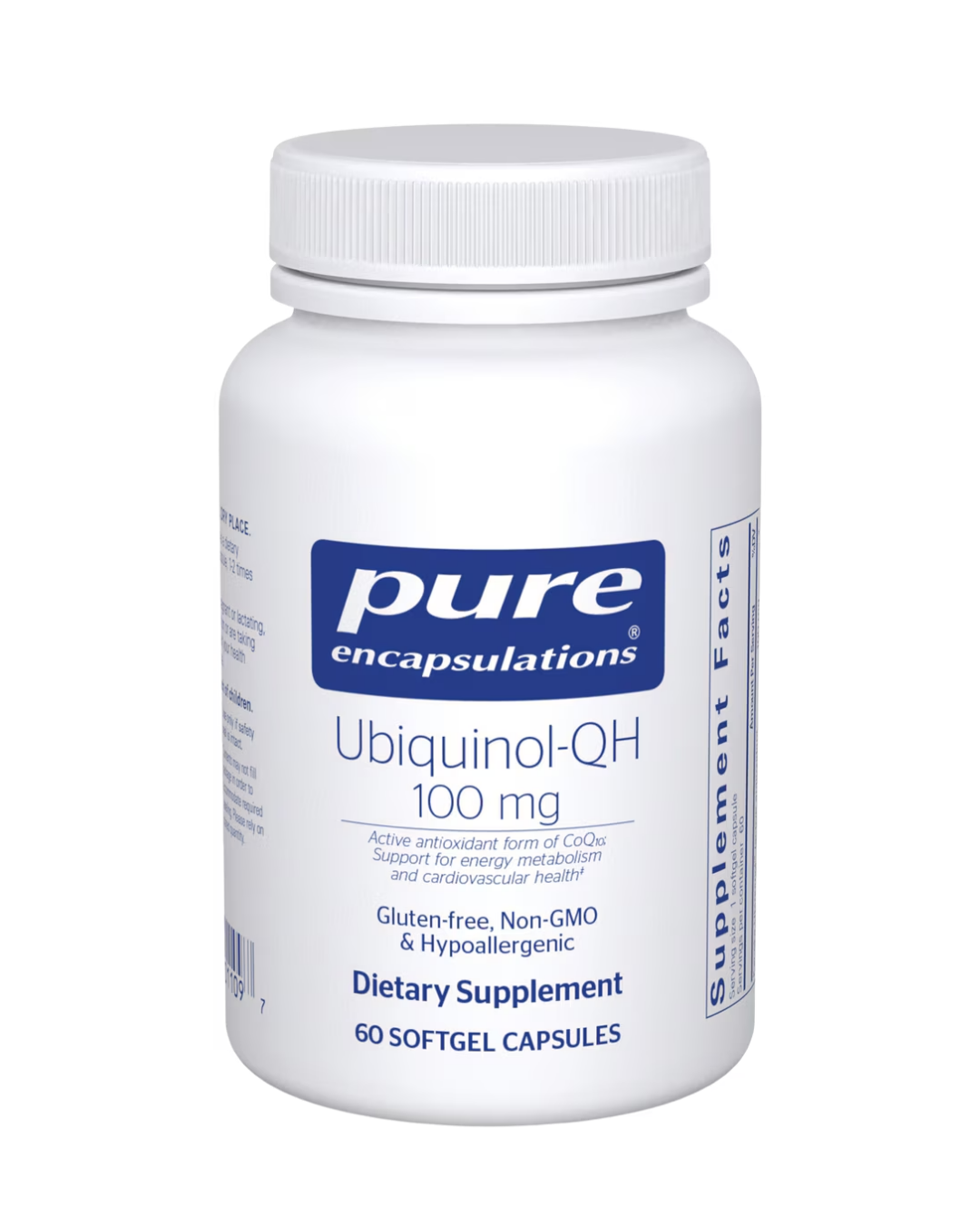 Pure Encapsulations Ubiquinol-QH 100 mg 60's
