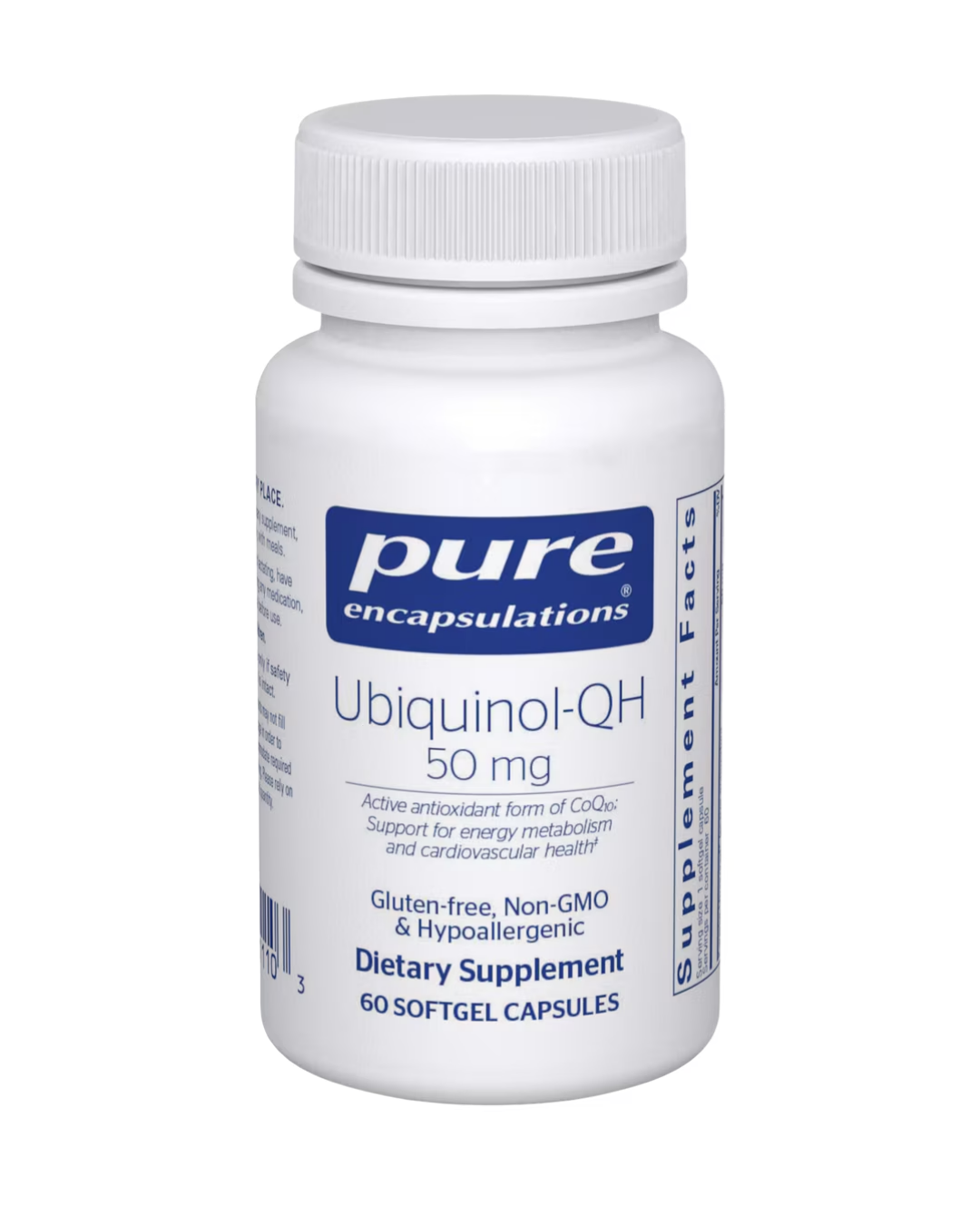 Pure Encapsulations Ubiquinol-QH 50 mg 60's