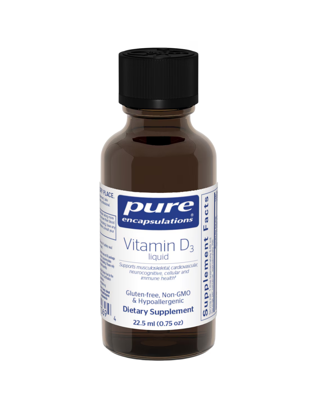 Pure Encapsulations Vitamin D3 liquid 22.5 ml