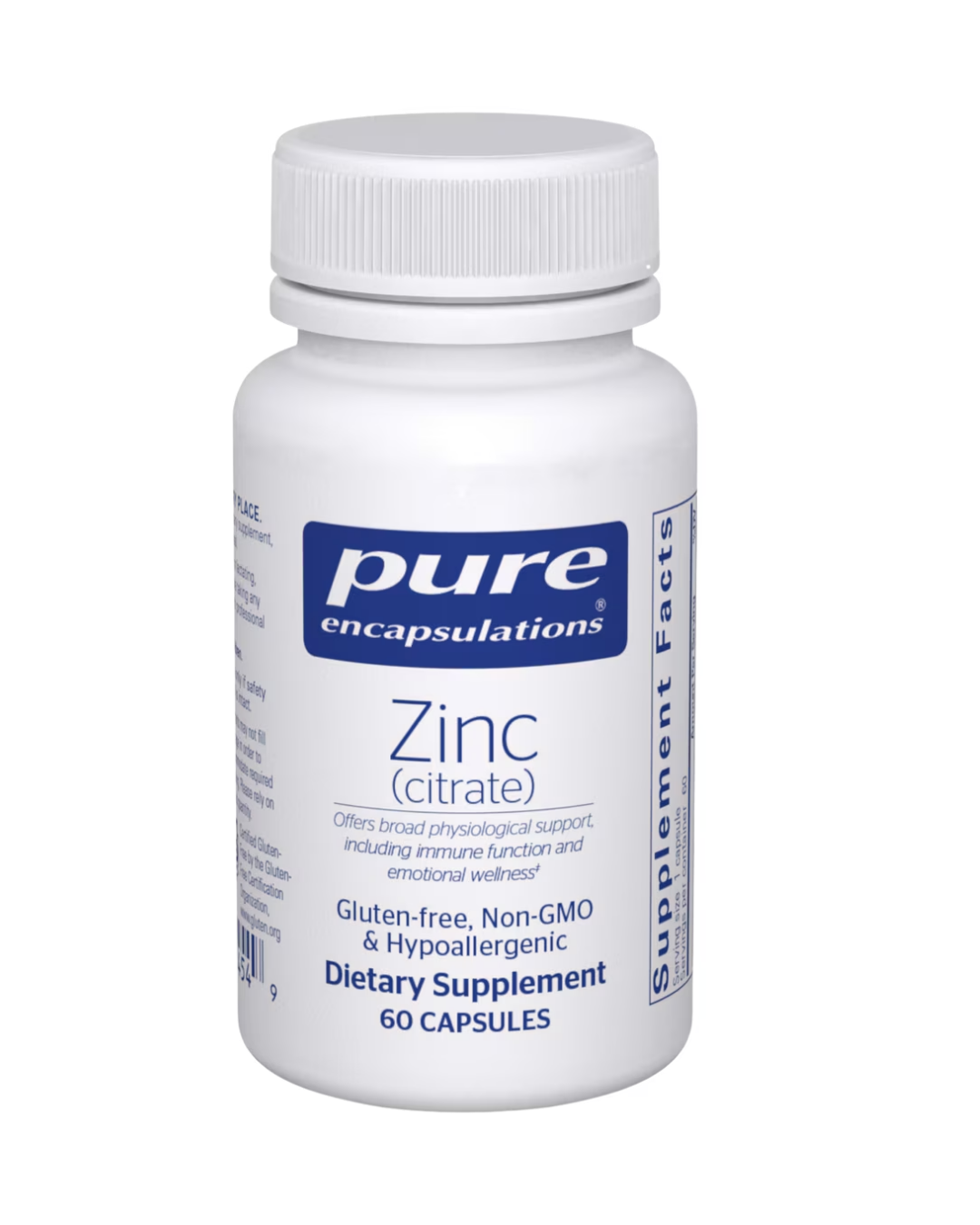 Pure Encapsulations Zinc (citrate)