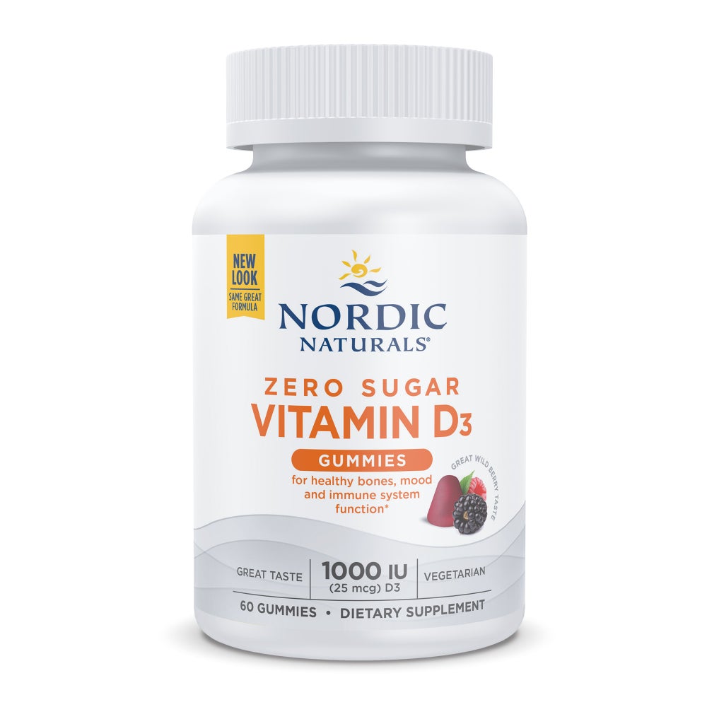 NORDIC NATURALS Zero Sugar Vitamin D3 Gummies