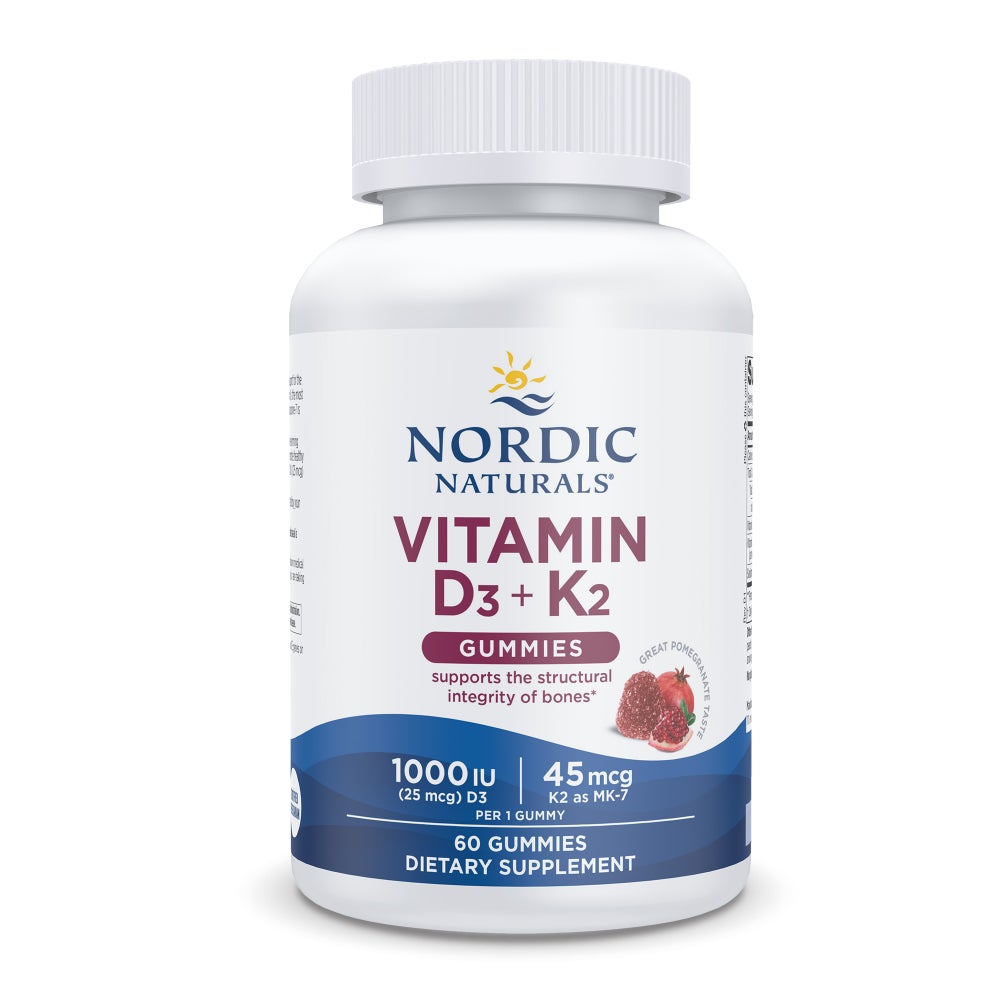 NORDIC NATURALS Vitamin D3+K2 Gummies