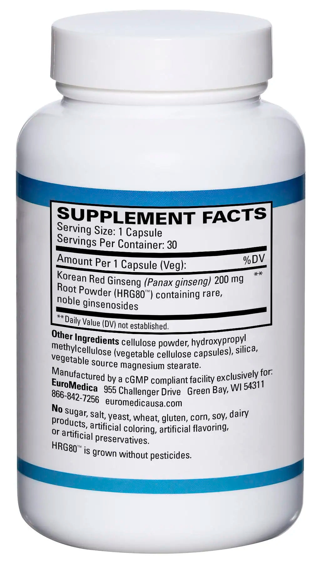 EuroMedica Red Ginseng Energy
