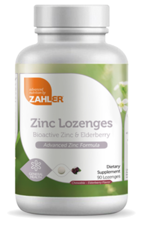 Zinc Lozenges Elderberry Flavor 90 Lozenges