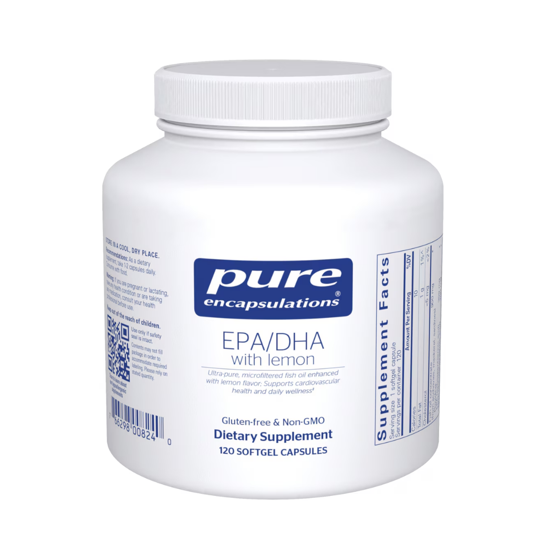 Pure Encapsulations EPA/DHA with lemon 120's