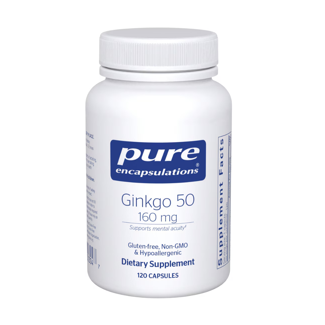 Pure Encapsulations Ginkgo 50 - 160 mg. 120's