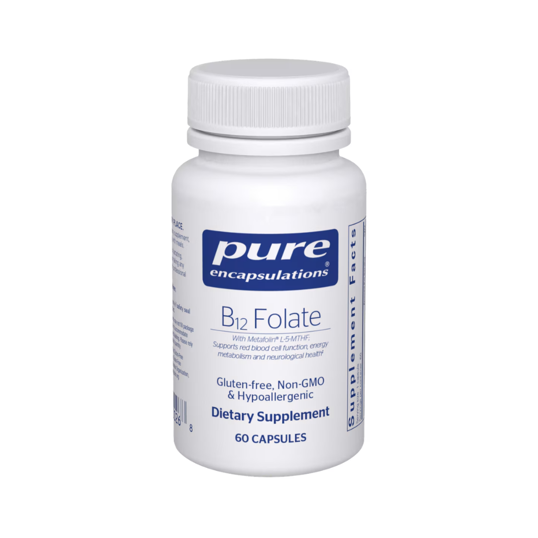 Pure Encapsulations B12 Folate 60's