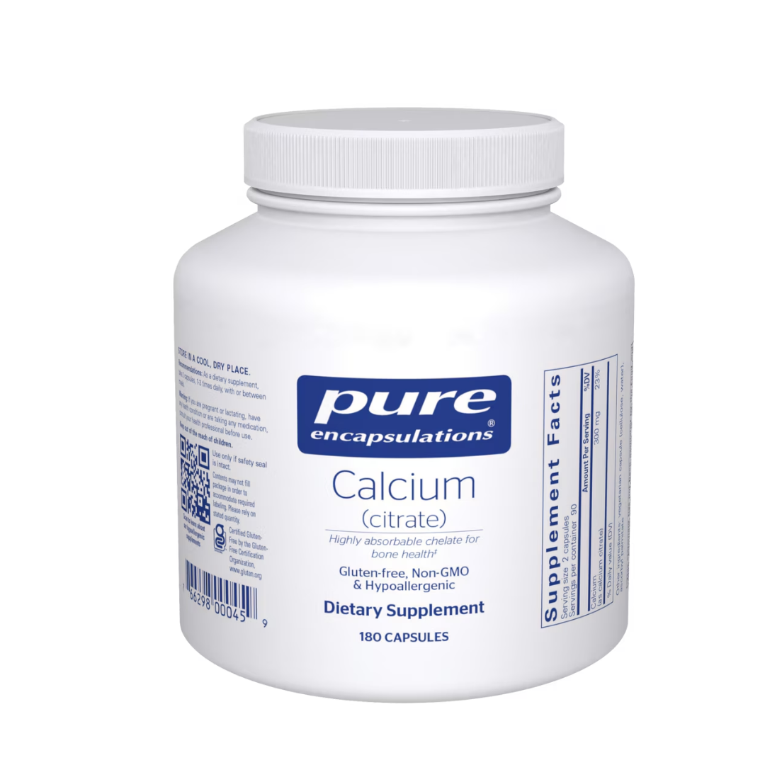 Pure Encapsulations Calcium (citrate) 180's
