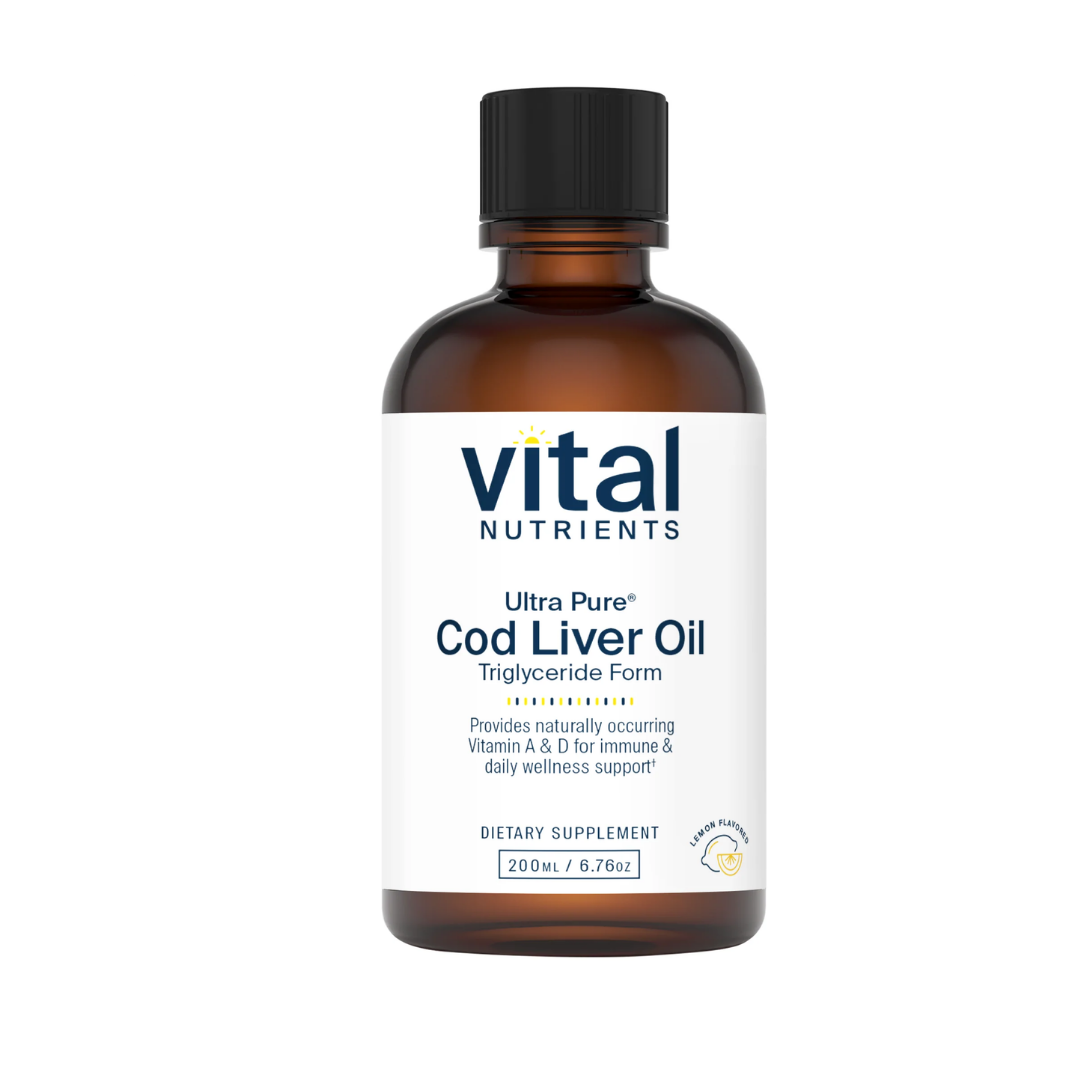 Vital Nutrients Ultra Pure® Cod Liver Oil 1025 Pharmaceutical Grade