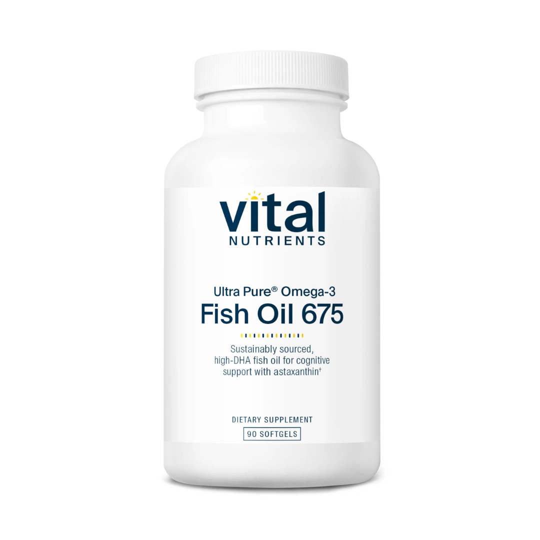 Vital Nutrients Ultra Pure® Fish Oil 675 High Omega-3 DHA Pharmaceutical Grade