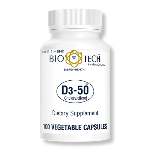 BIO-TECH PHARMACAL D3-50 50,000 IU Vegetable Caps