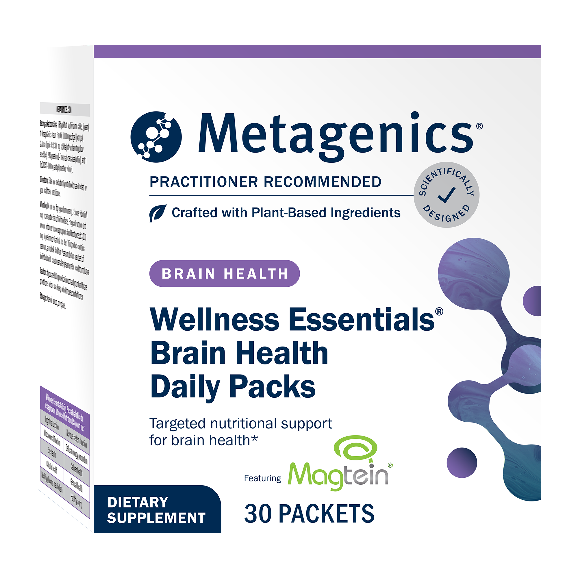 METAGENICS Wellness Essentials Brain Health Daily Packs | Hasan Mirza, MD