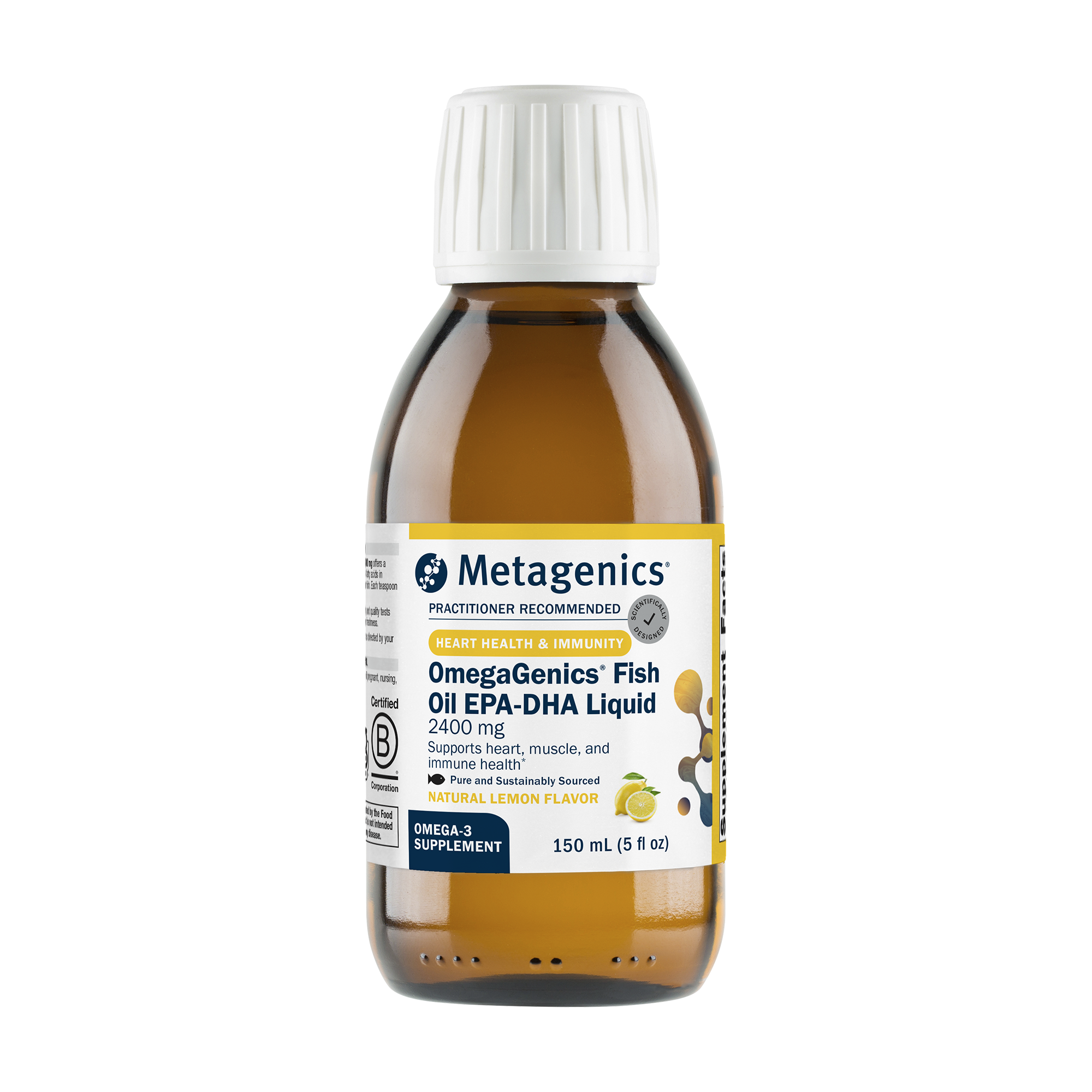 METAGENICS OmegaGenics® Fish Oil EPA-DHA 2400 mg Liquid