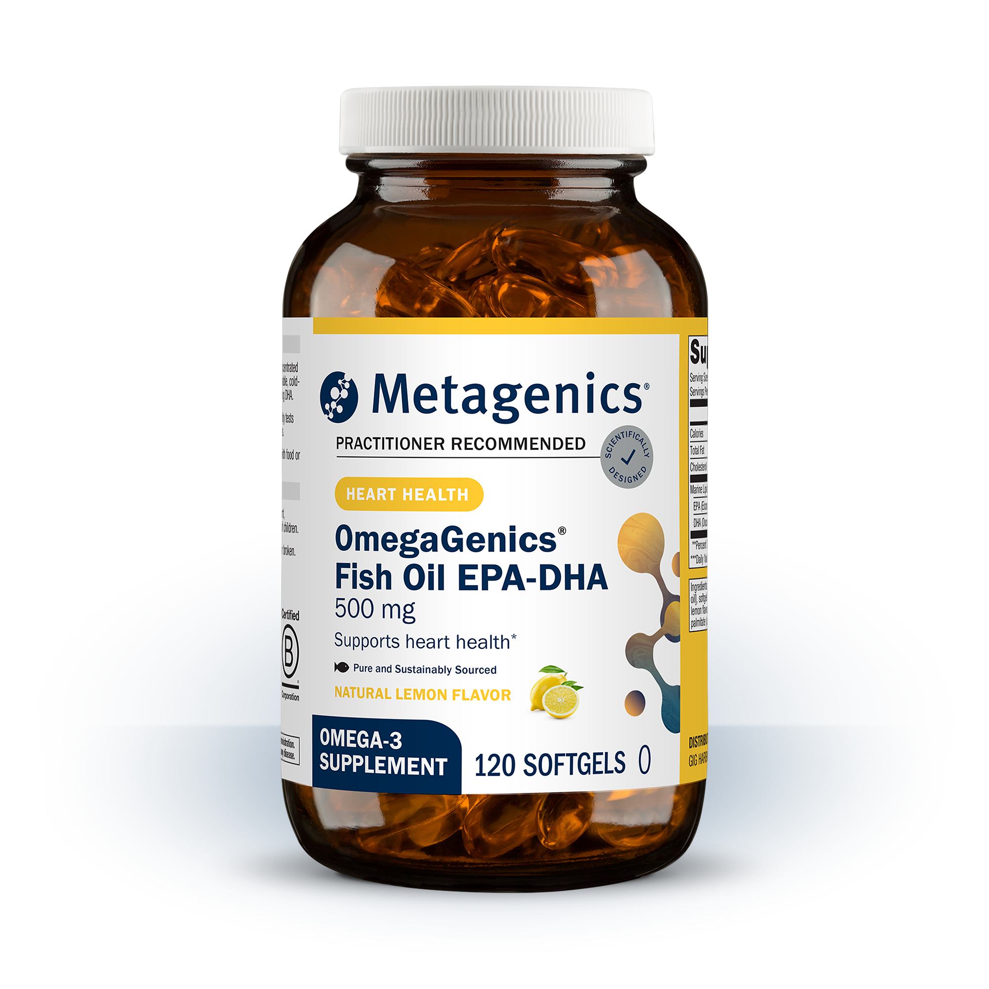 METAGENICS OmegaGenics® Fish Oil EPA-DHA 500 mg