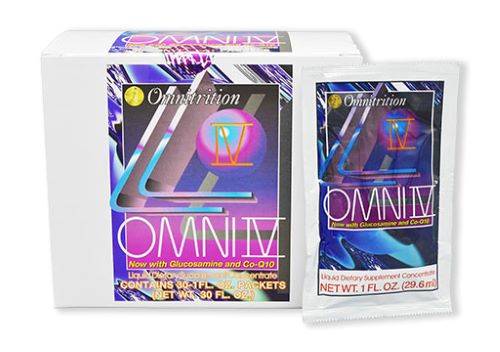 OMNITRITION Omni IV Liquid Concentrate w/Glucosamine Packets