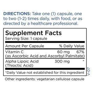 Metabolic Maintenance® - Alpha Lipoic Acid 300 mg