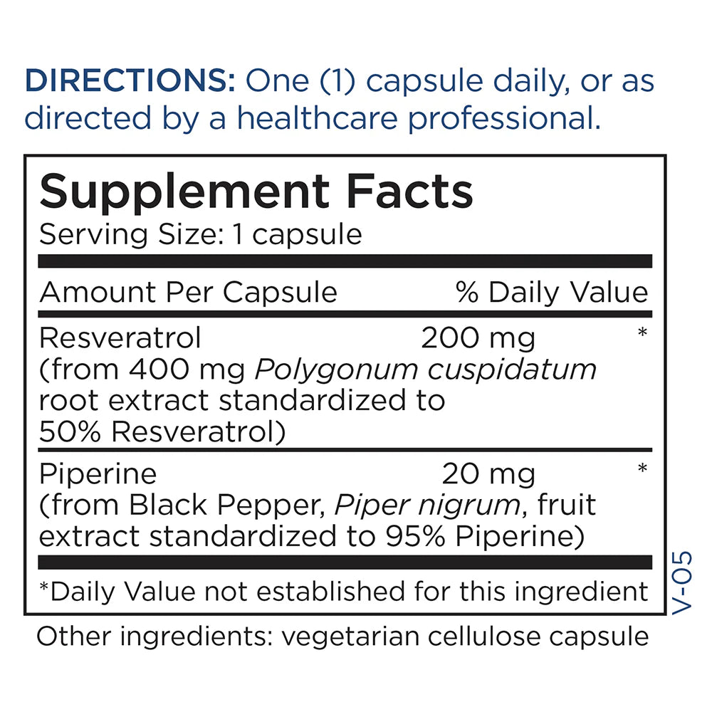 Metabolic Maintenance® - Resveratrol with Piperine