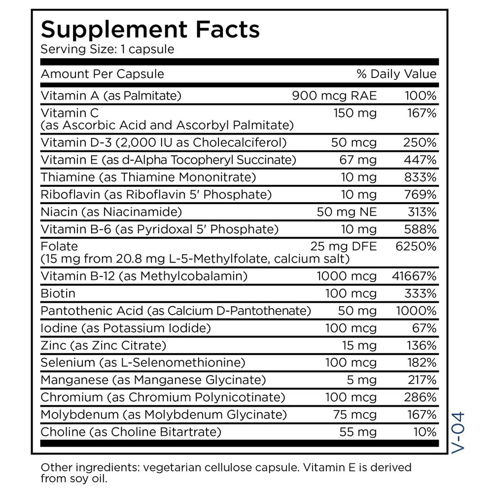 MethylPro® - Multivitamin + 15 mg L-Methylfolate