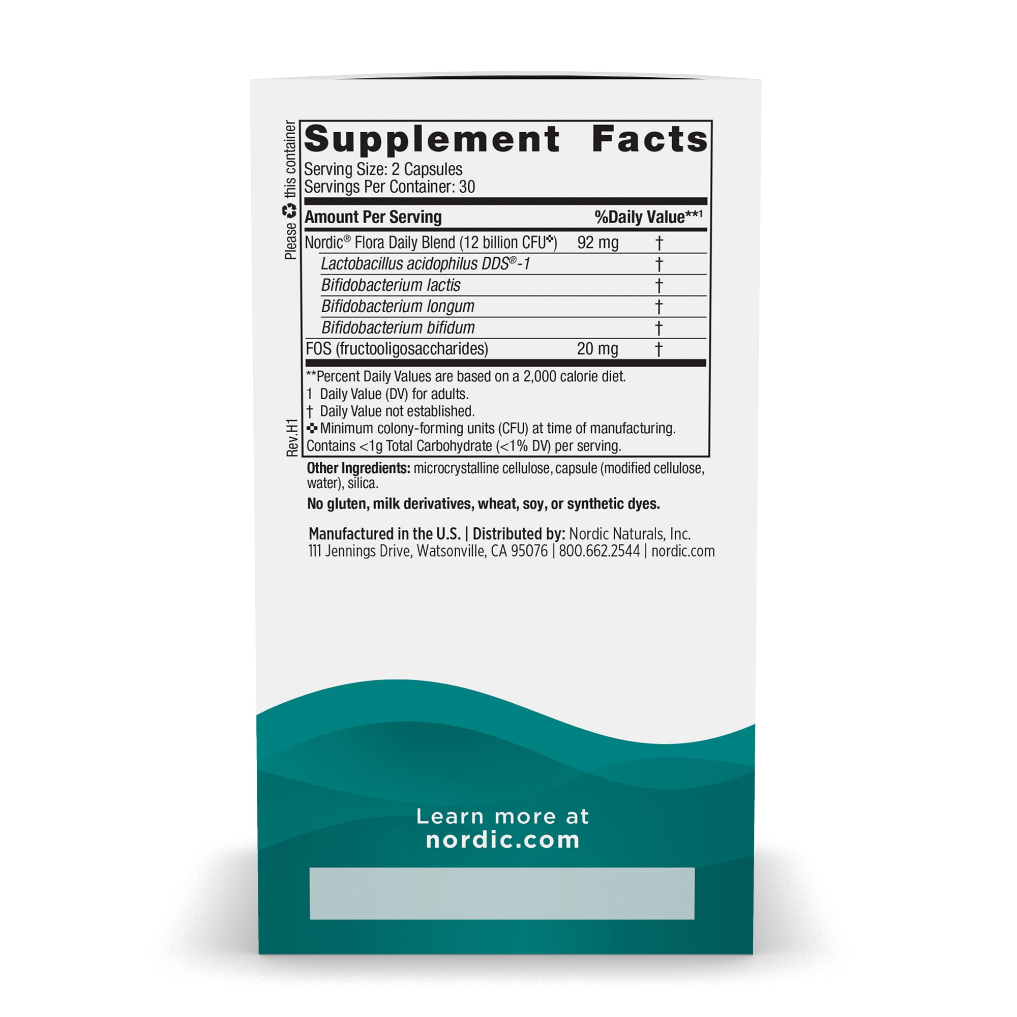 NORDIC NATURALSFlora Probiotic Daily