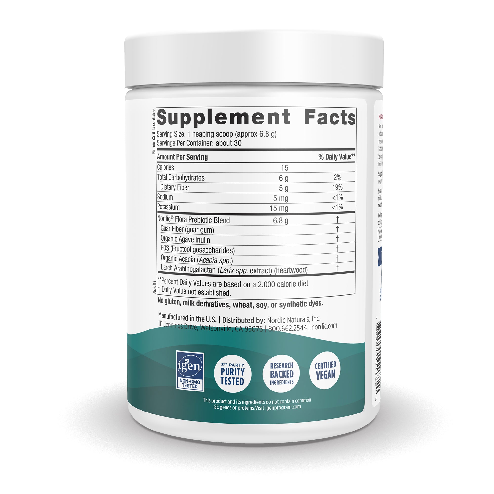 NORDIC NATURALS Flora Prebiotic Powder