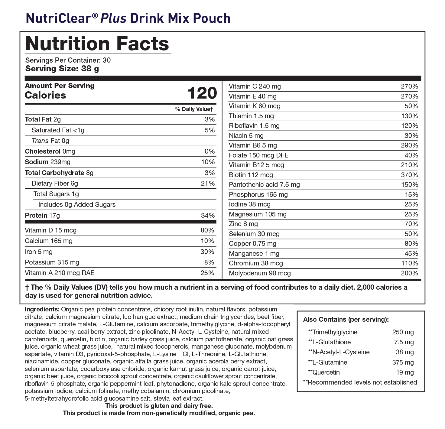 BIOTICS RESEARCH NutriClear® Plus