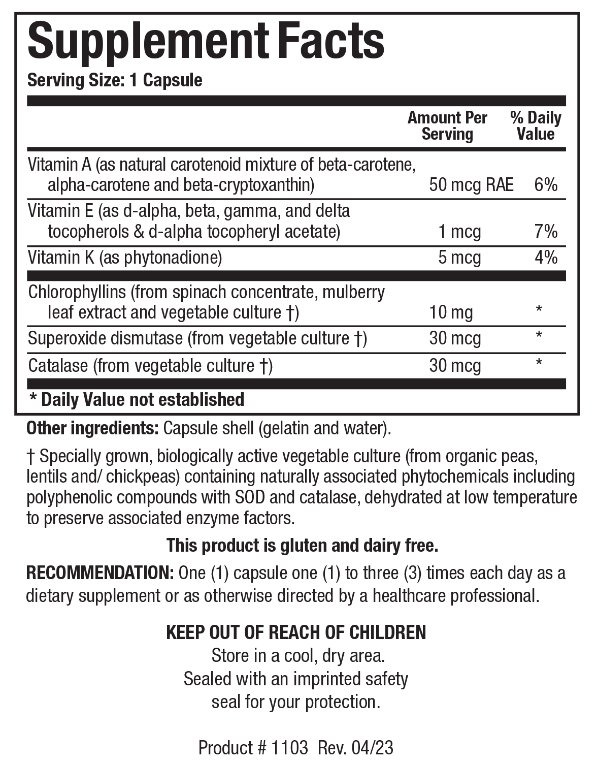 BIOTICS RESEARCH Chlorocaps™