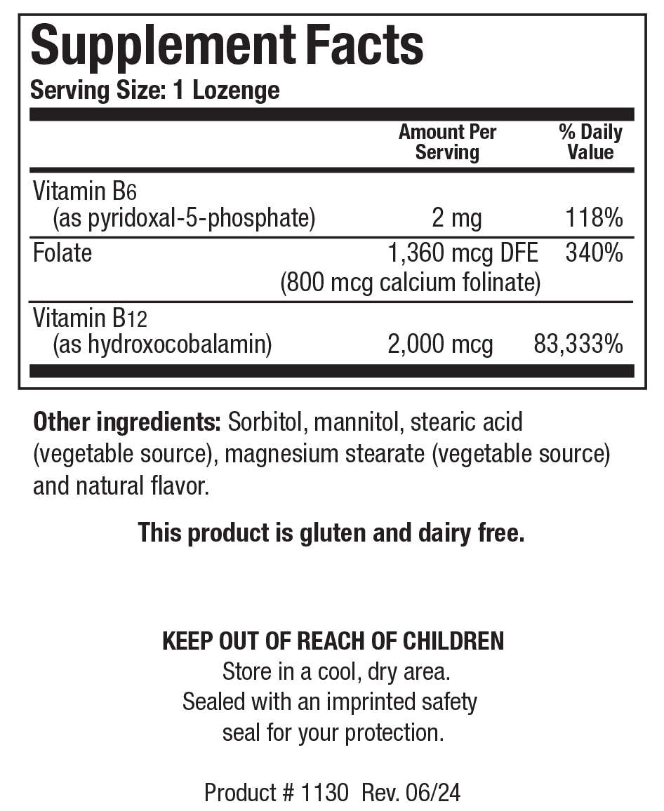 BIOTICS RESEARCH B12-2000™ Lozenges