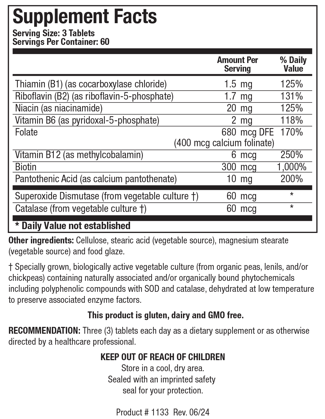BIOTICS RESEARCH Bio-B 100™