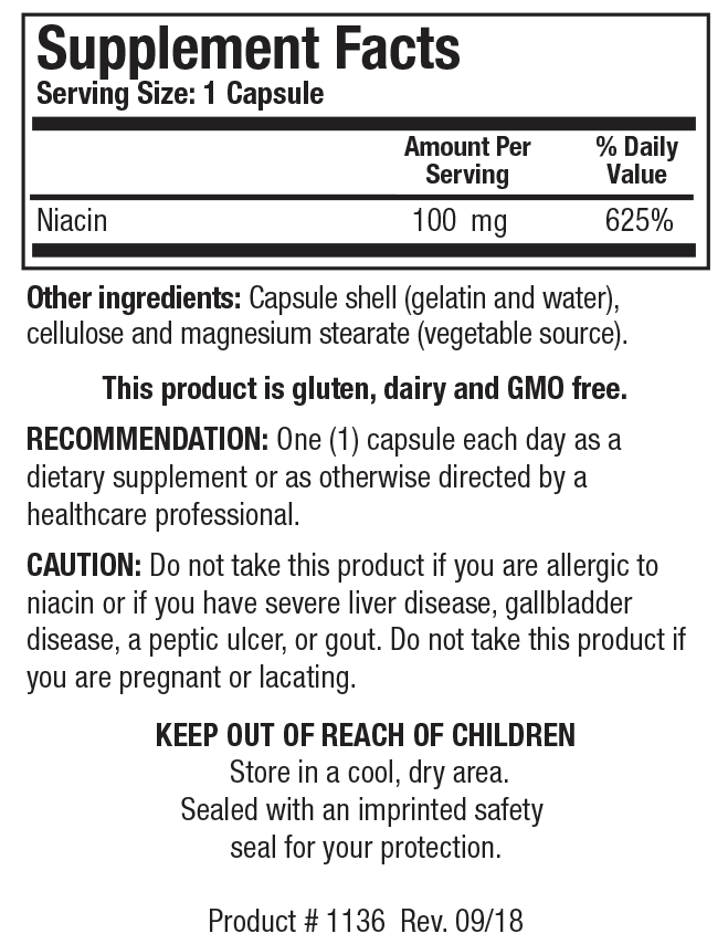 BIOTICS RESEARCH Niacin 100™