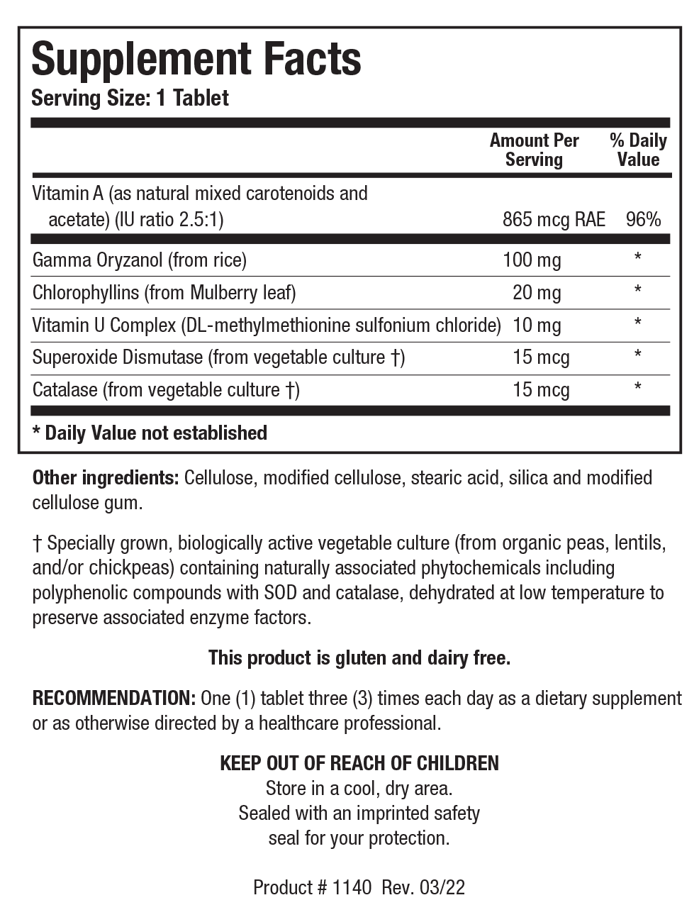 BIOTICS RESEARCH Gastrazyme™