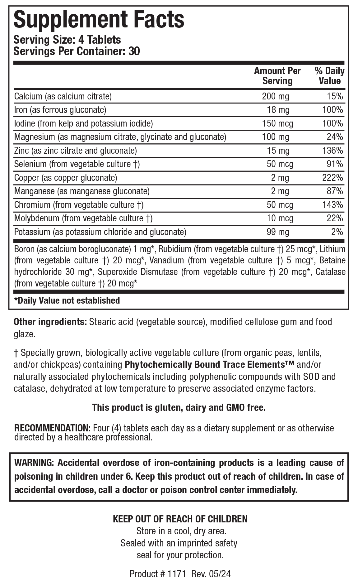 BIOTICS RESEARCH Multi-Mins™ (Potent Mineral Combination)