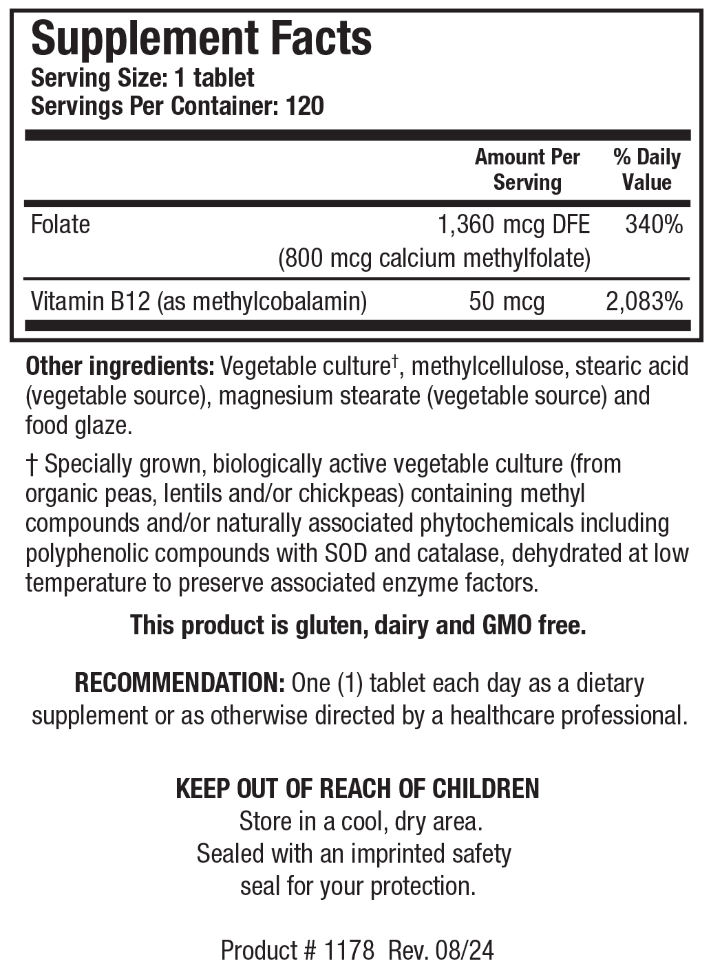 BIOTICS RESEARCH Methylfolate Plus™