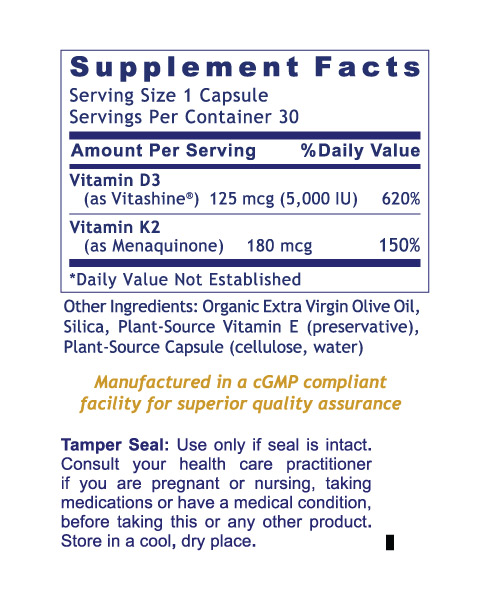 Premier Research Premier Vitamin D3K2 bottle showing supplement packaging and branding