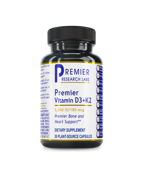 Premier Research Labs - Premier Vitamin D3+K2 30 Capsules