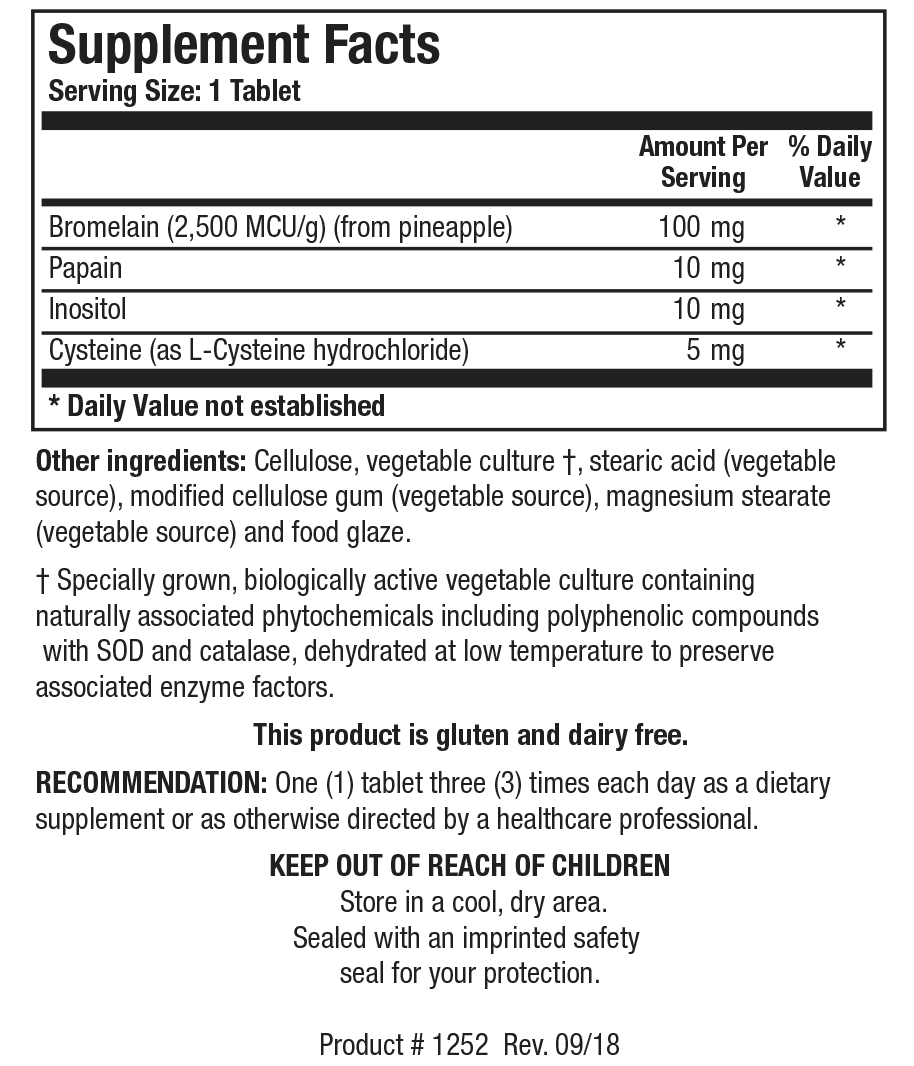 BIOTICS RESEARCH Bromelain Plus™