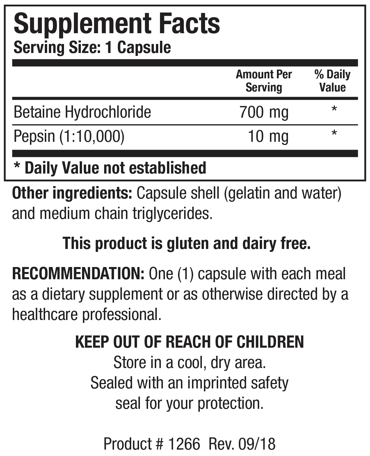 BIOTICS RESEARCH Betaine Plus HP™