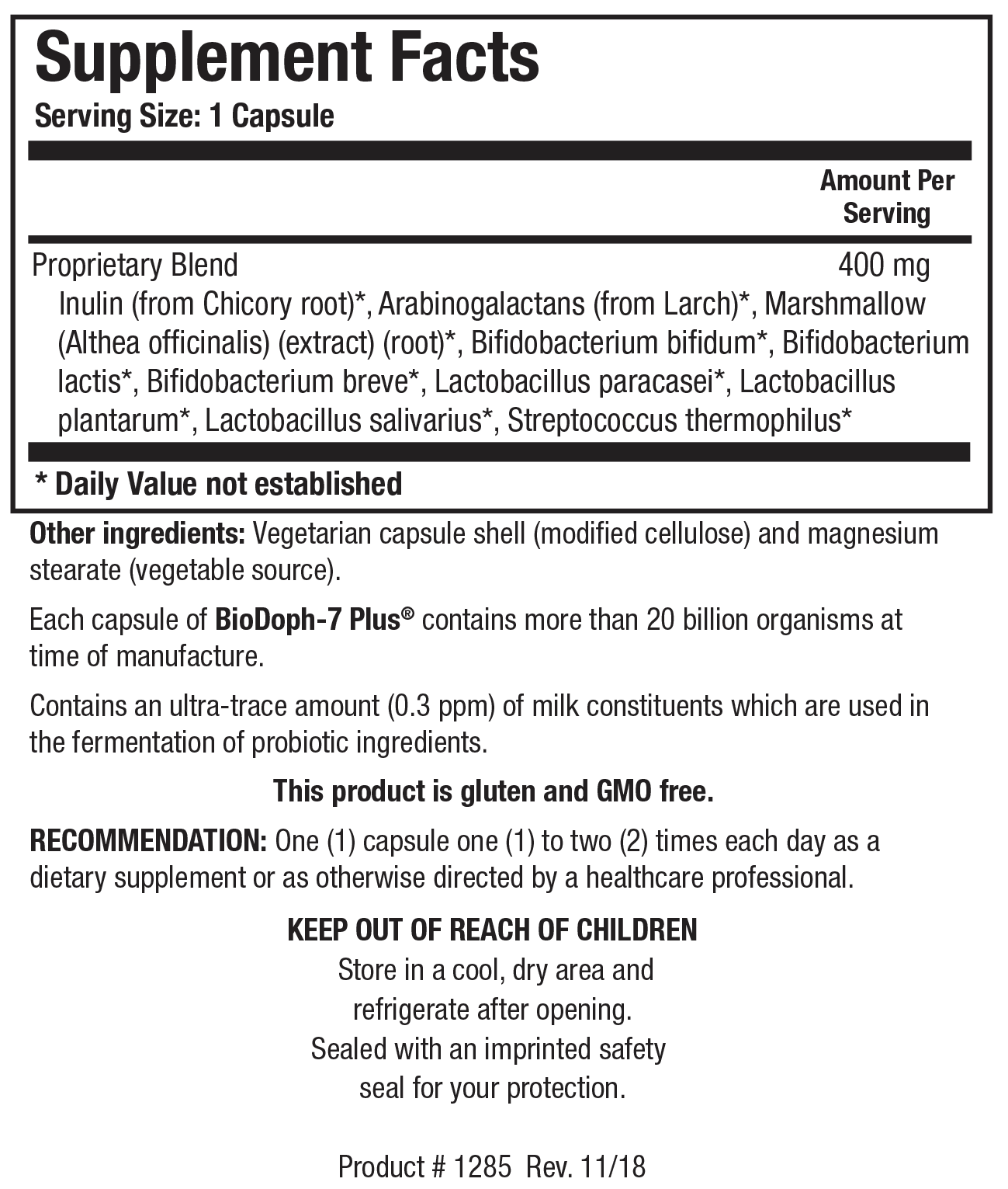 BIOTICS RESEARCH BioDoph-7 Plus®