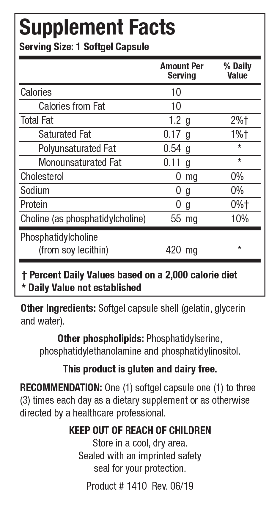 BIOTICS RESEARCH Phosphatidylcholine