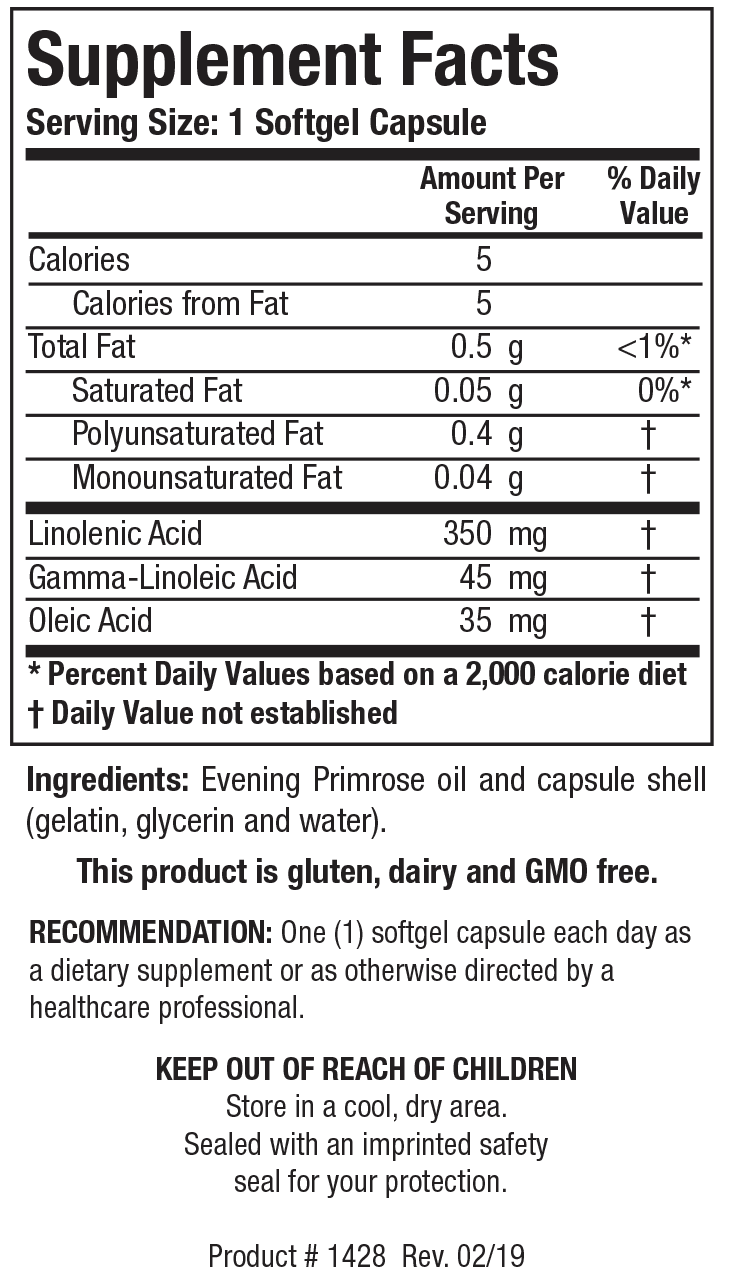 BIOTICS RESEARCH Evening Primrose Oil