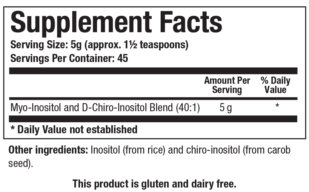 BIOTICS RESEARCH Myo + D-Chiro Inositol