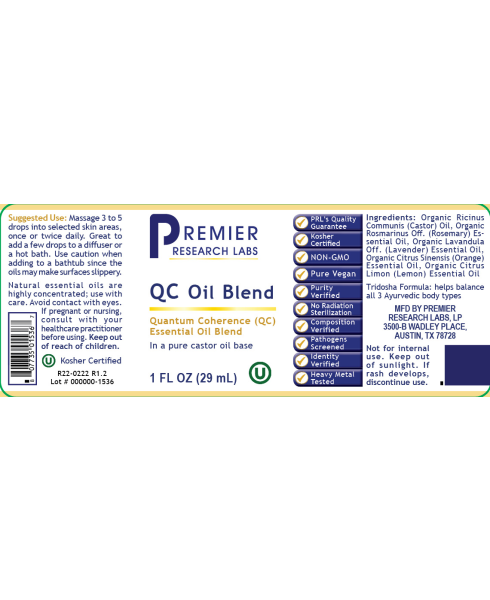 Premier Research Labs - QC Oil Blend, Premier