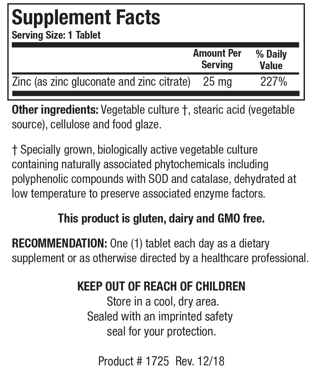 BIOTICS RESEARCH Zn-Zyme Forte™